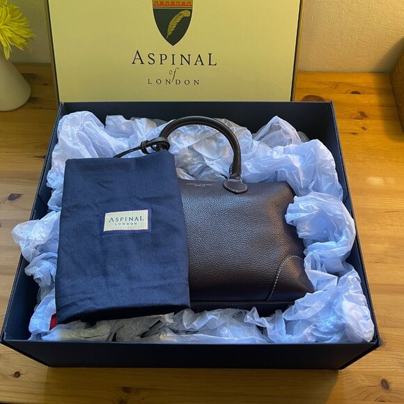 NWT Hudson Bag - Aspinal of London - with original box with dust bag - Picture 6 of 16